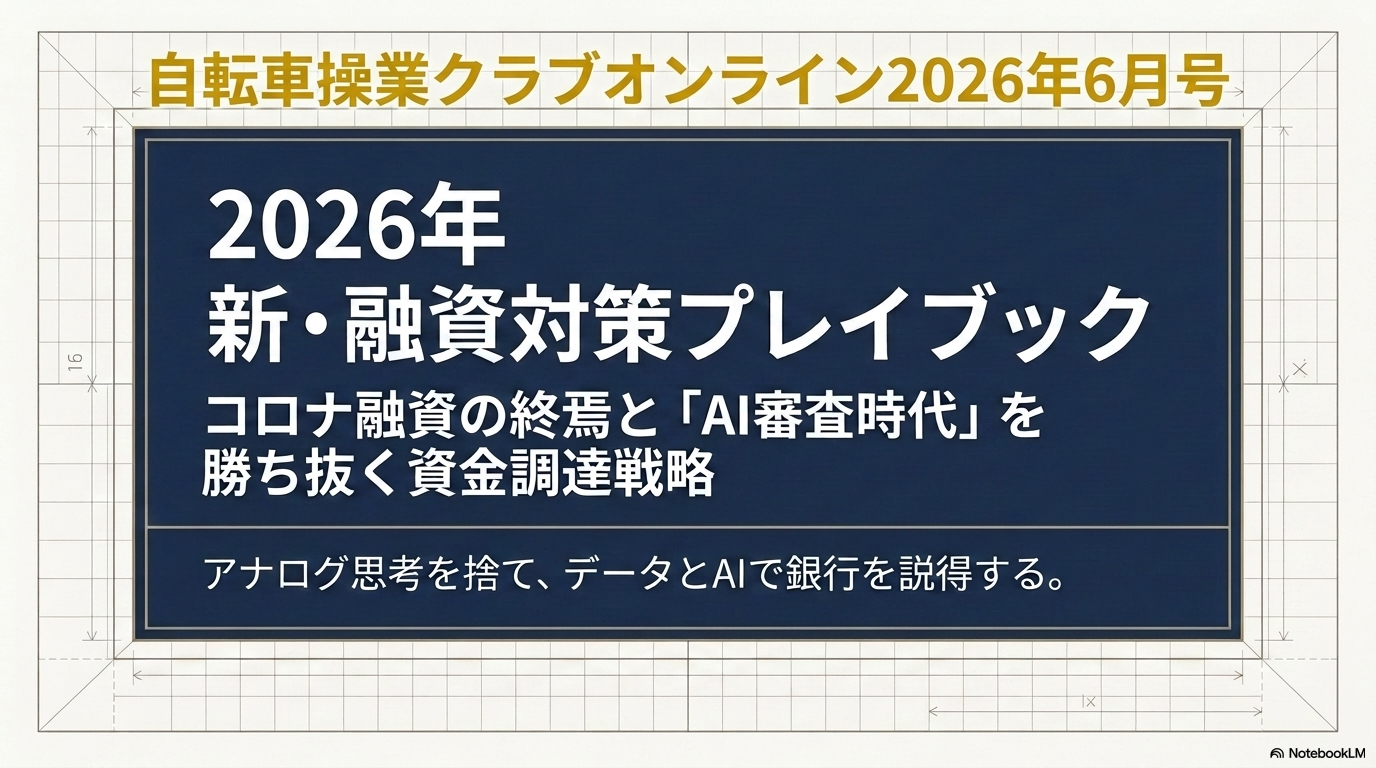 自転車操業クラブオンライン2026年6月号 2026年新・融資対策プレイブック